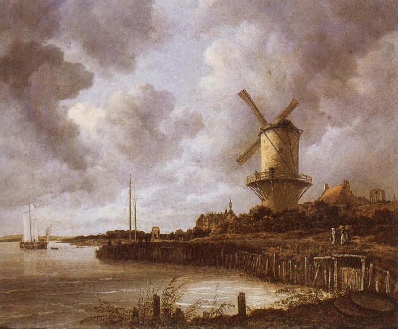 Jacob van Ruisdael The mill by District by Duurstede oil painting picture